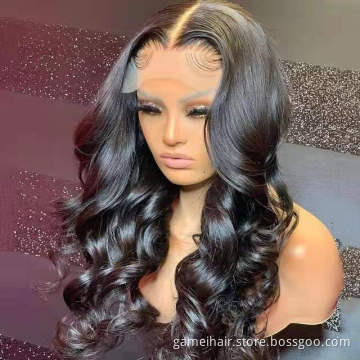 Cheap Wholesale Hair Wigs Human Lace Front Closure Body Wave Full Virgin Brazilian Cuticle Aligned Lace Closure Human Hair Wig
